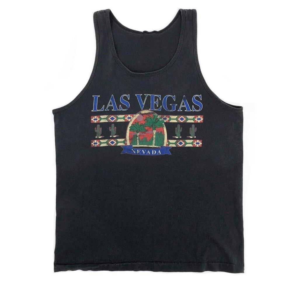 90s Las Vegas Nevada graphic tank top 1990s vintage